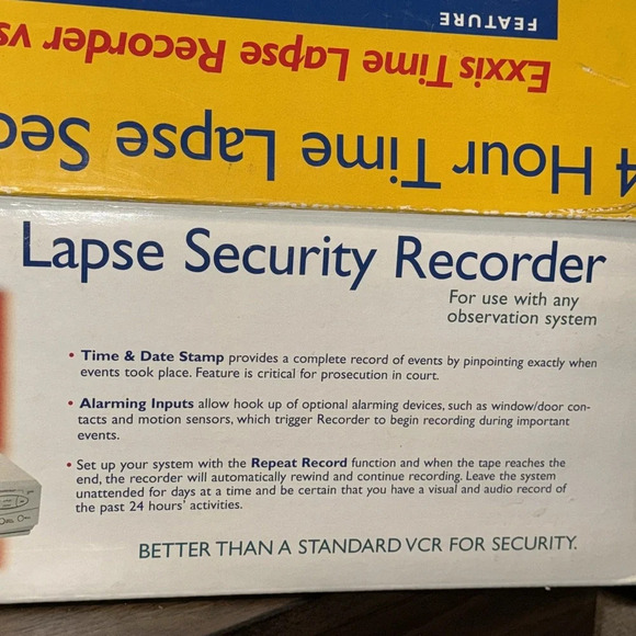 IOB Exxis 24 Hour Time Lapse Security Recorder Security System Model ER24TLCN - Picture 14 of 16